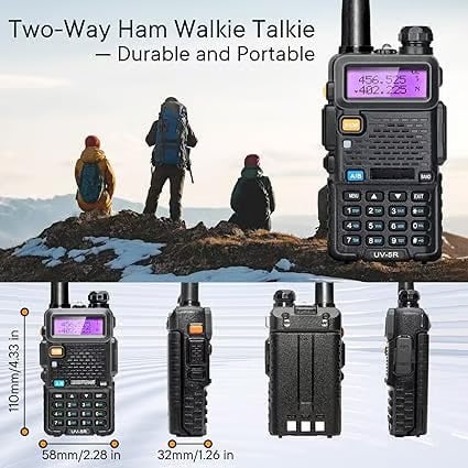 Portable walkie-talkie