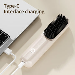 🔥Christmas Sale 49% OFF🎄USB Cordless Negative Ion Hair Straightening Comb🎄Buy 2 Free Shipping